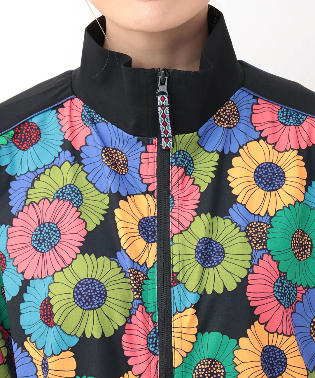 Yuan Yoyo カラフルチェックジップアップジャケット 日本に3着限定品