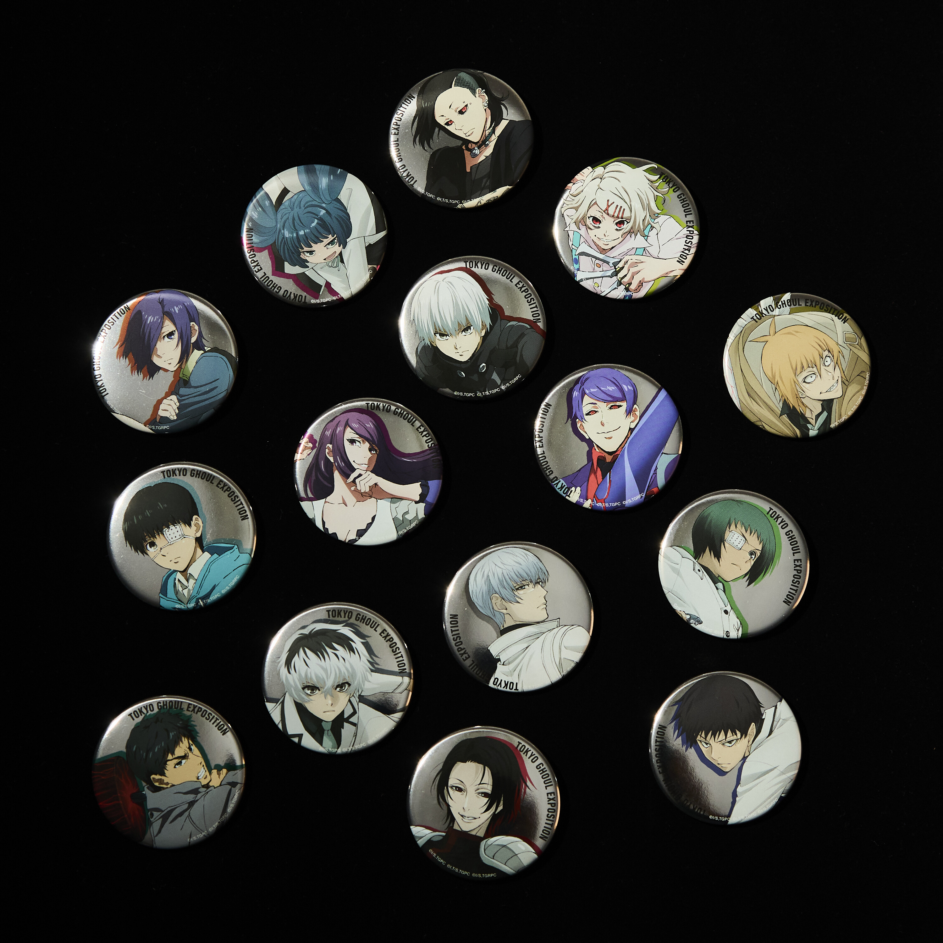 東京喰種 東京喰種:re イベント 缶バッジ アクリルスタンド 佐々木琲世