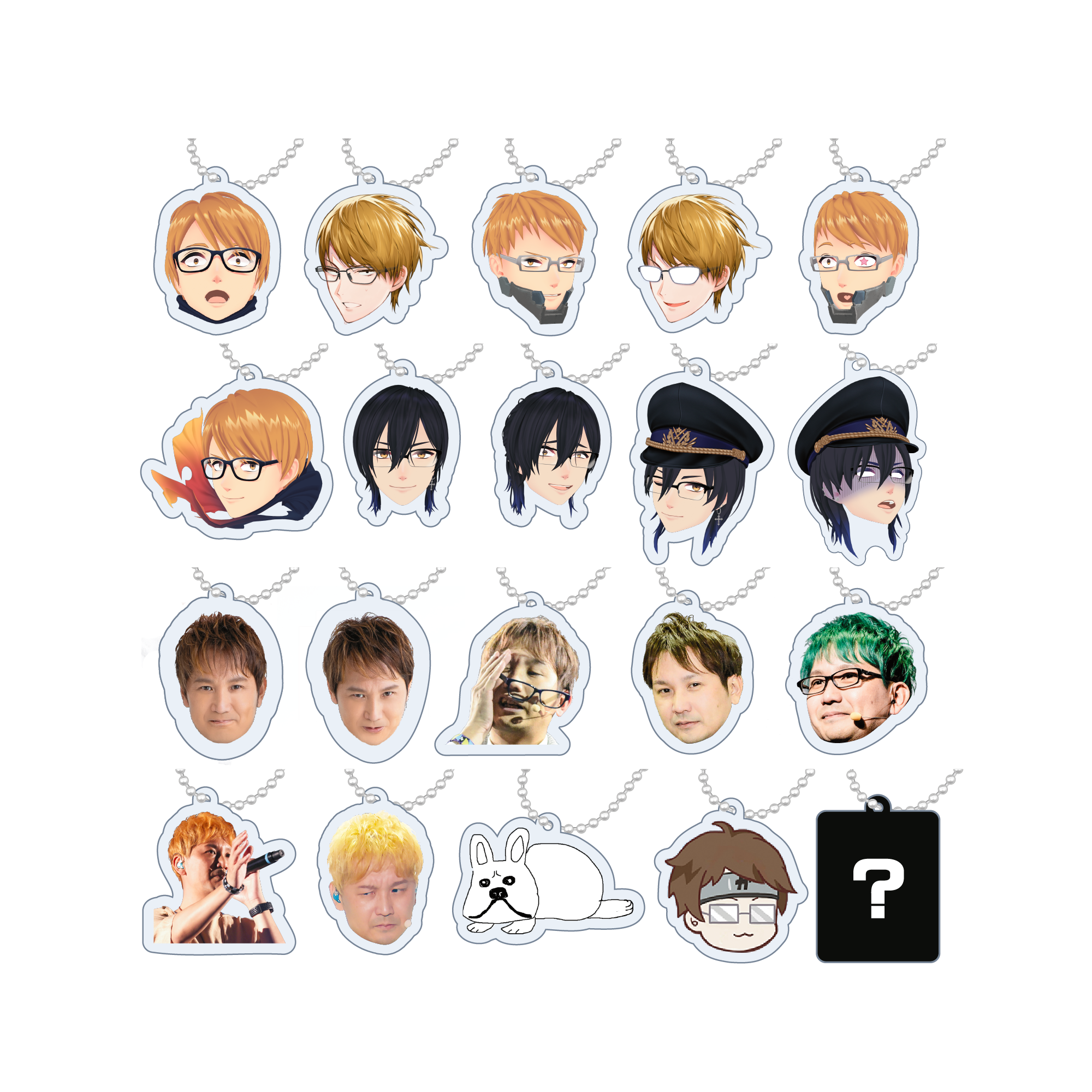 ガッチマンランダムアクキー(全20種 内1種シークレット) | ガッチマン