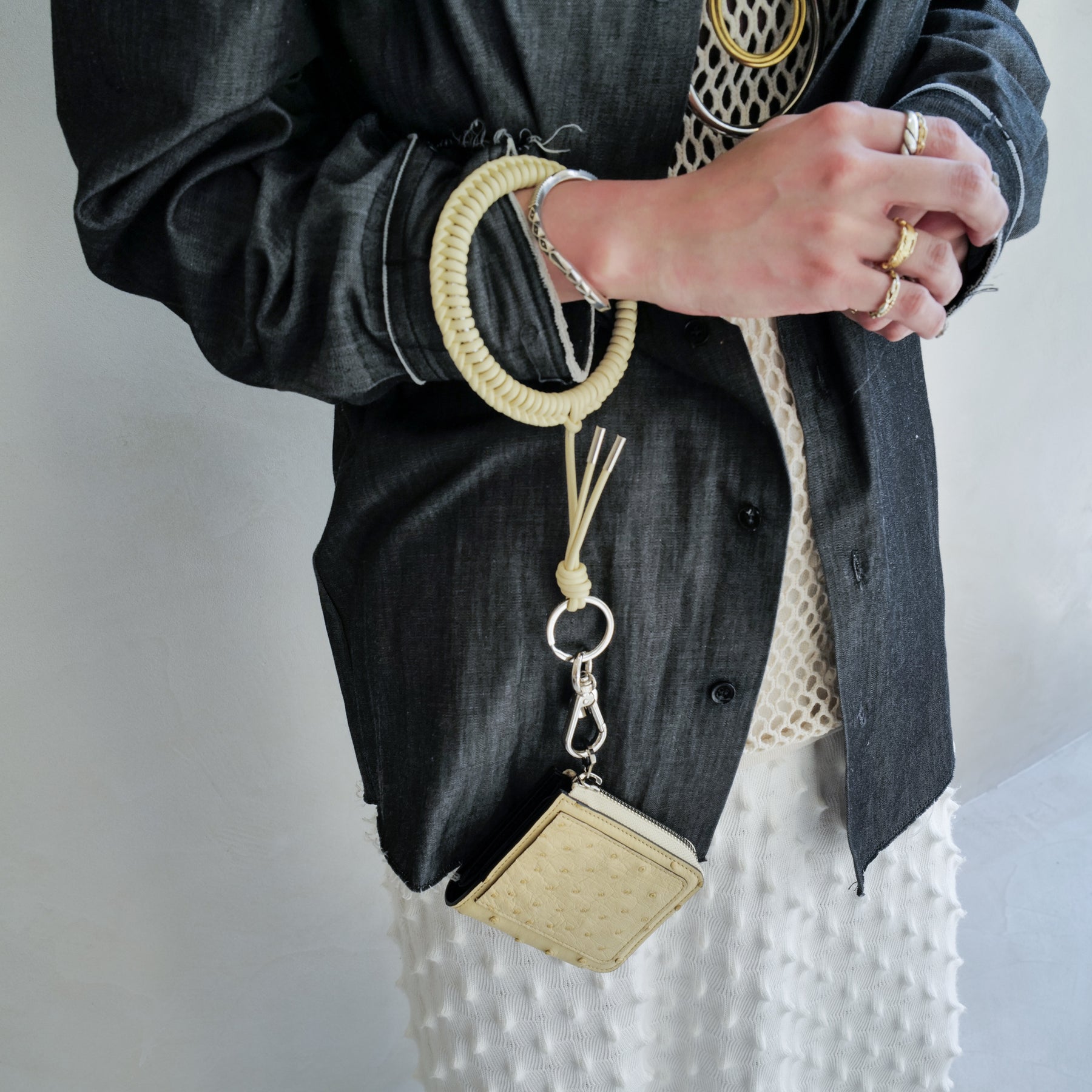 CRISTY KNOT WRIST CIRCLE CHARM BK / RAPTO JP｜ブラックニッケル仕様