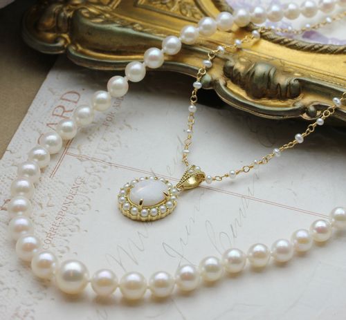 ジェイパールデザイナーズダイアリー : ホワイトオパールとシード