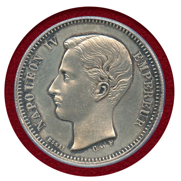 フランス1874年 ヘラクレス5フラン大型銀貨 + シドニーオリンピック