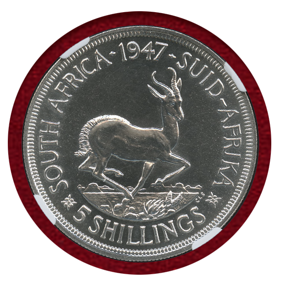JCC | ジャパンコインキャビネット / 南アフリカ 1947年 5シリング