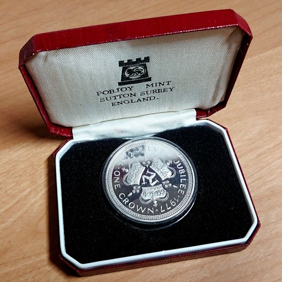 JCC | ジャパンコインキャビネット / 英領マン島 1977年 クラウン銀貨