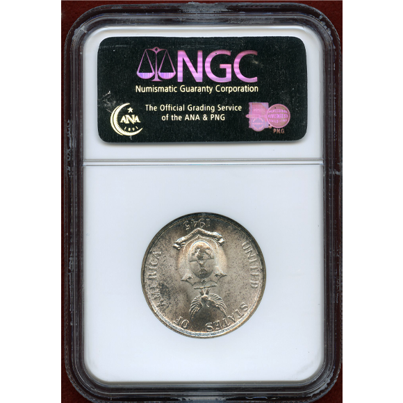 PCGS AU55』コロンビア50センタボ銀貨（1874年） 【公式通販】