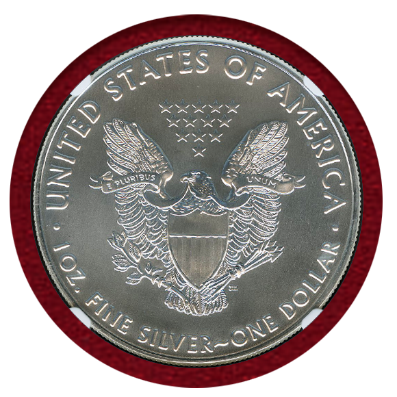 2017年 アメリカ イーグル銀貨 NGC MS70 EARLY RELEASES