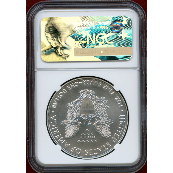 2017 アメリカ イーグル銀貨 NGC 最高評価MS70 First Day of Issue