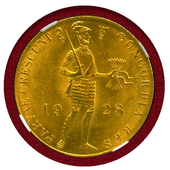 JCC | ジャパンコインキャビネット / オランダ 1928年 ダカット 金貨