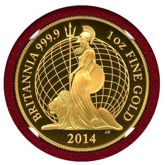 NGC PF69 UC 2015 英国 ブリタニア 50P 金貨 1/40オンス