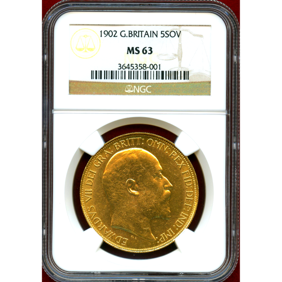 1906年 インド ルピー MS 62 エドワード7世 銀貨 イギリス NGC 1906年