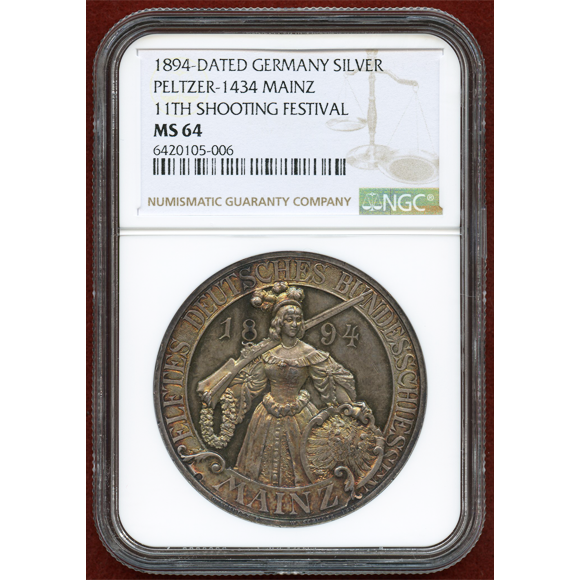 JCC | ジャパンコインキャビネット / 【SOLD】ドイツ 1894年 射撃祭