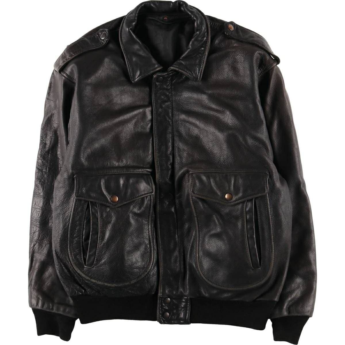 古着 ショット SCHOTT A-2タイプ レザーフライトジャケット USA製