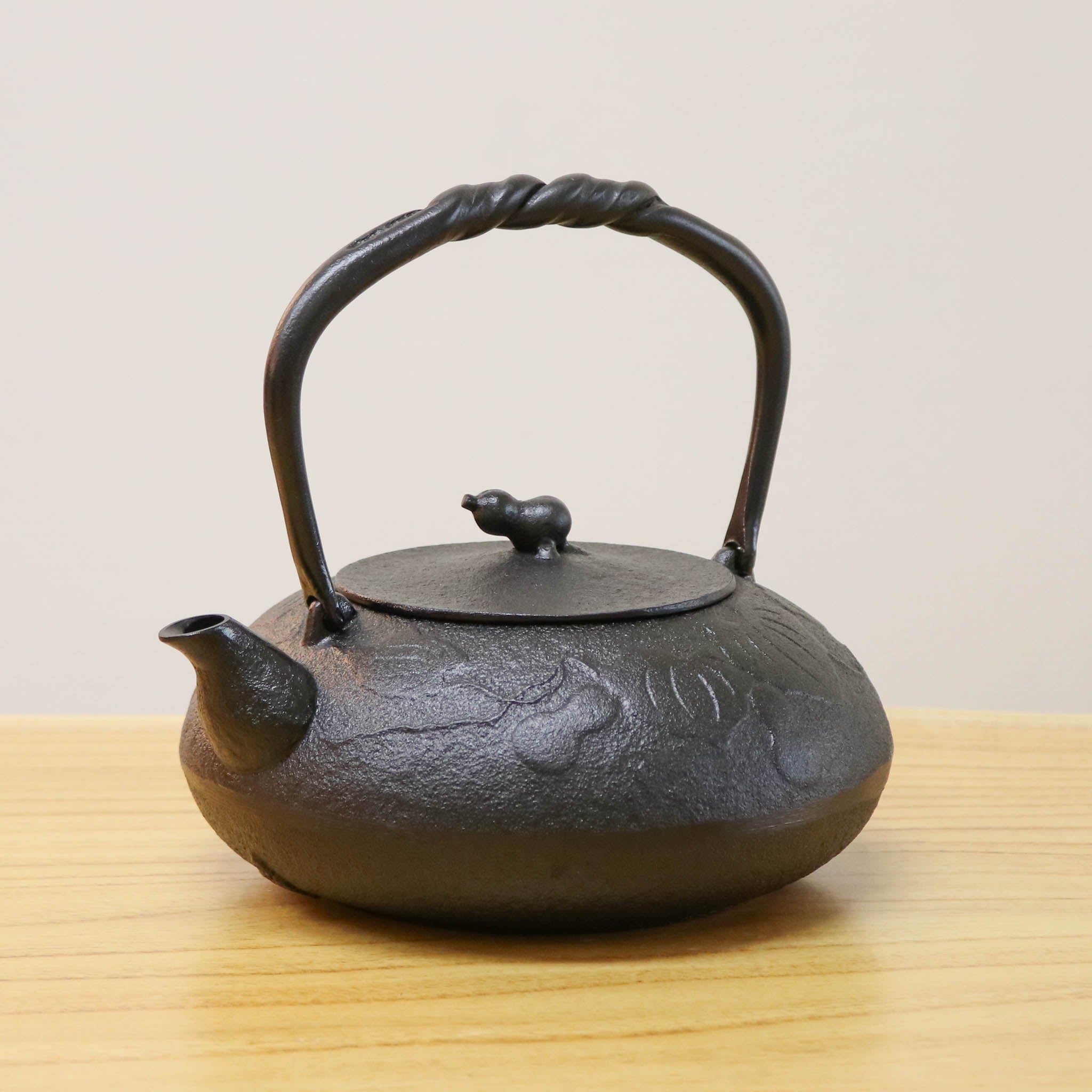 南部鉄器 鉄瓶 | 瓢 ひさご 1.2L | 黒 | 及富