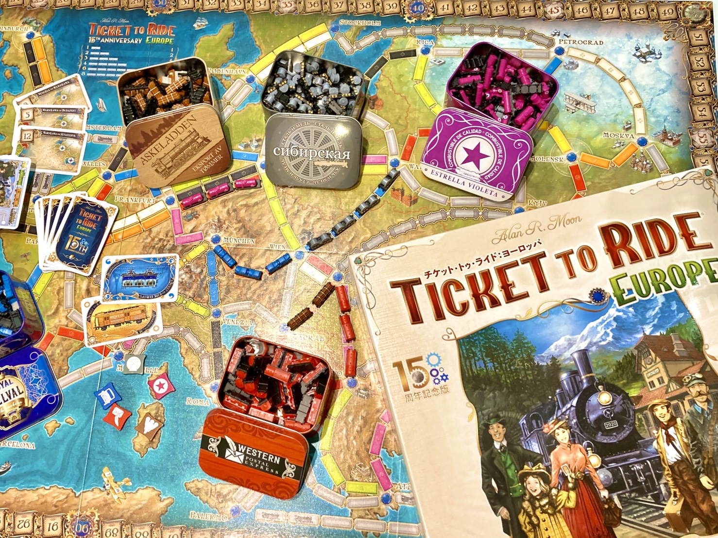 ゲーム紹介]チケット・トゥ・ライド：ヨーロッパ 15周年記念版 | JELLY