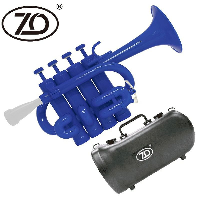 ZO PC-10 プラスチックピッコロトランペット ダークブルー / ブラック