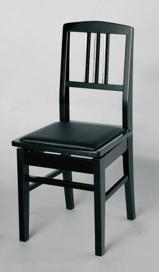 74707※ピアノ椅子（黒）☆送料無料 74707※ピアノ椅子（黒）☆送料無料