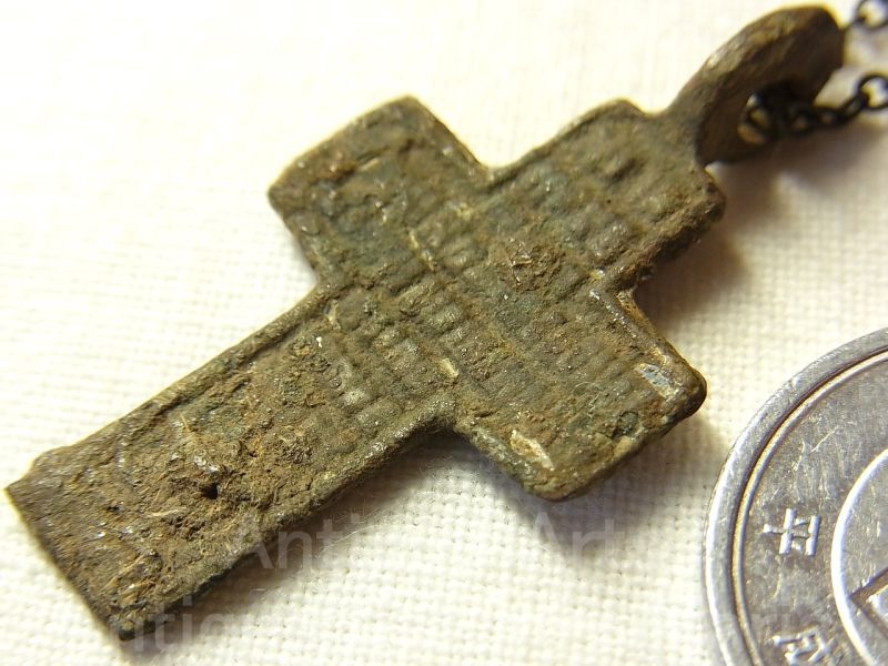 17世紀ロシアン・クロス3点セット15アンティークブロンズロザリオ 17