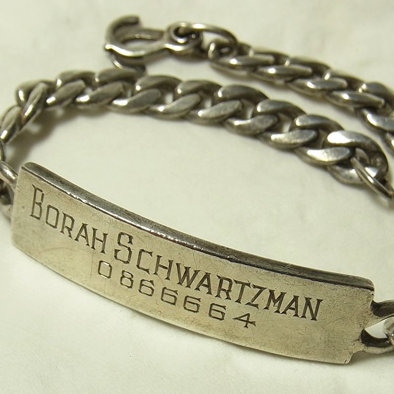 ☆アメリカ軍＊海軍＊925銀製＋金張り＋のブレスレット（実物