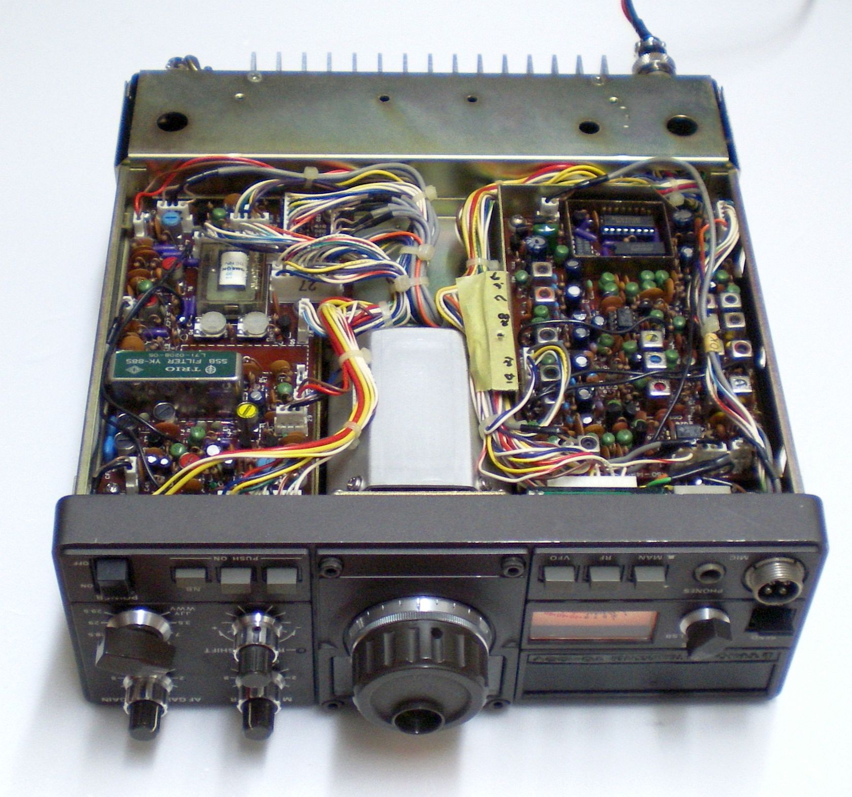 トリオTS-120V HF10W 機+マイク トリオTS-120V +マイク HF10W機の修理