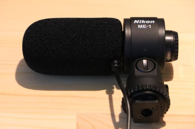 ニコンの外付けマイクME-1を購入！とりあえず開封して取り付けてみる