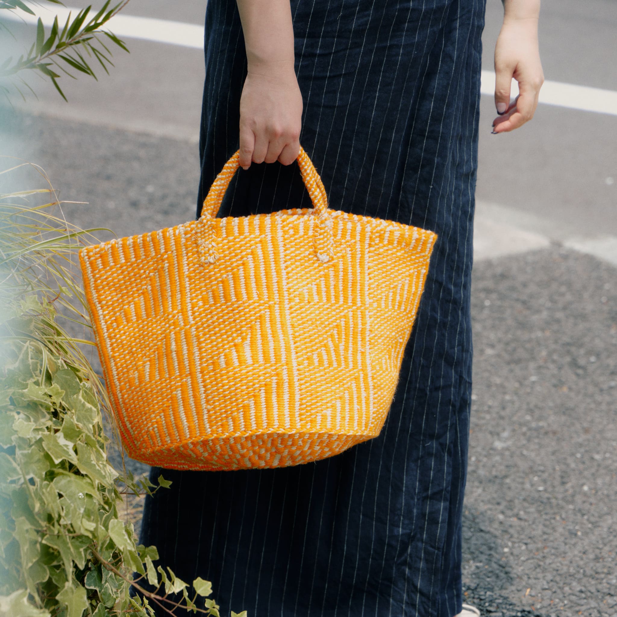 アクリルサイザルバッグ共手12x10 ハンドル短 – JINNAN HOUSE