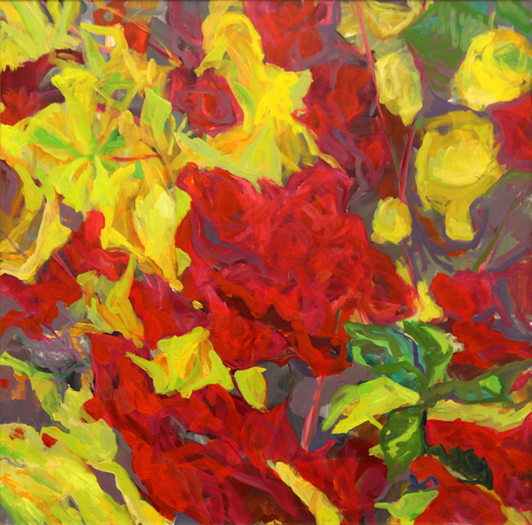 森砂重子「秋の訪れ」原画F10 額装