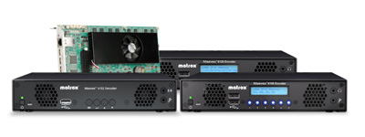 matrox エンコーダ、デコーダ MVX-E5150F、MVX-D5150F Matrox MVX