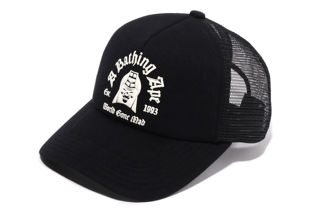 LOGO COTTON PANEL MESH CAP | bape.com