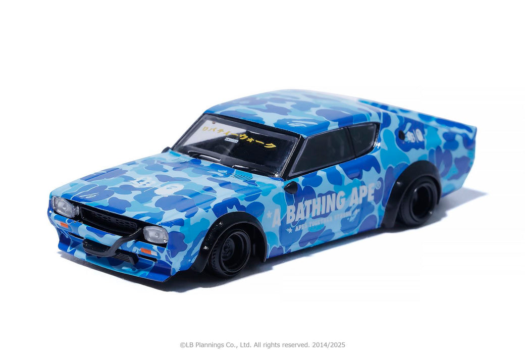 ミニカー BAPE X LBWK NISSAN 1/64 4PCS SET BAPE X LBWK 】NISSAN 1