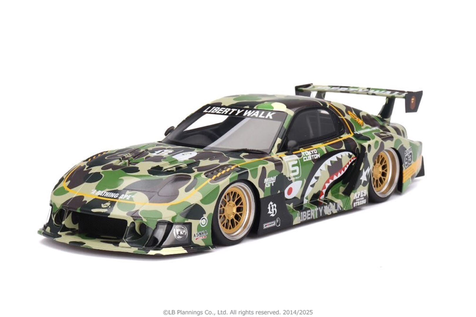 BAPE X LBWK 】MINI GT ABC CAMO FD RX7 1/18 | bape.com