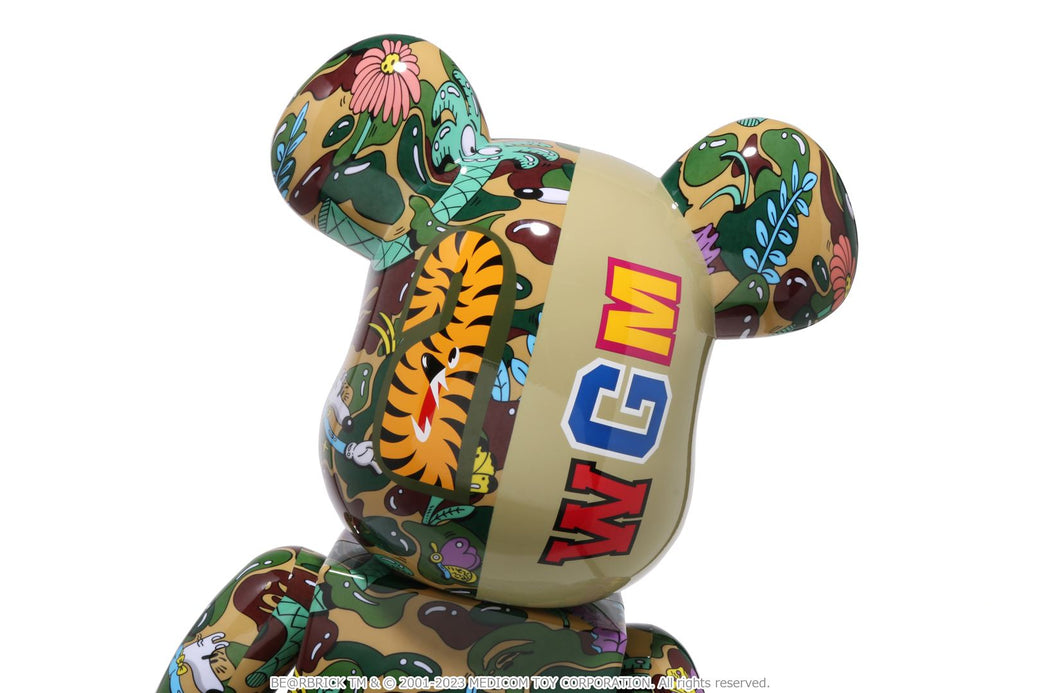ABC Camo CAMO SHARK BE@RBRICK 1000％ ベアブリック Shark- Gold 1000