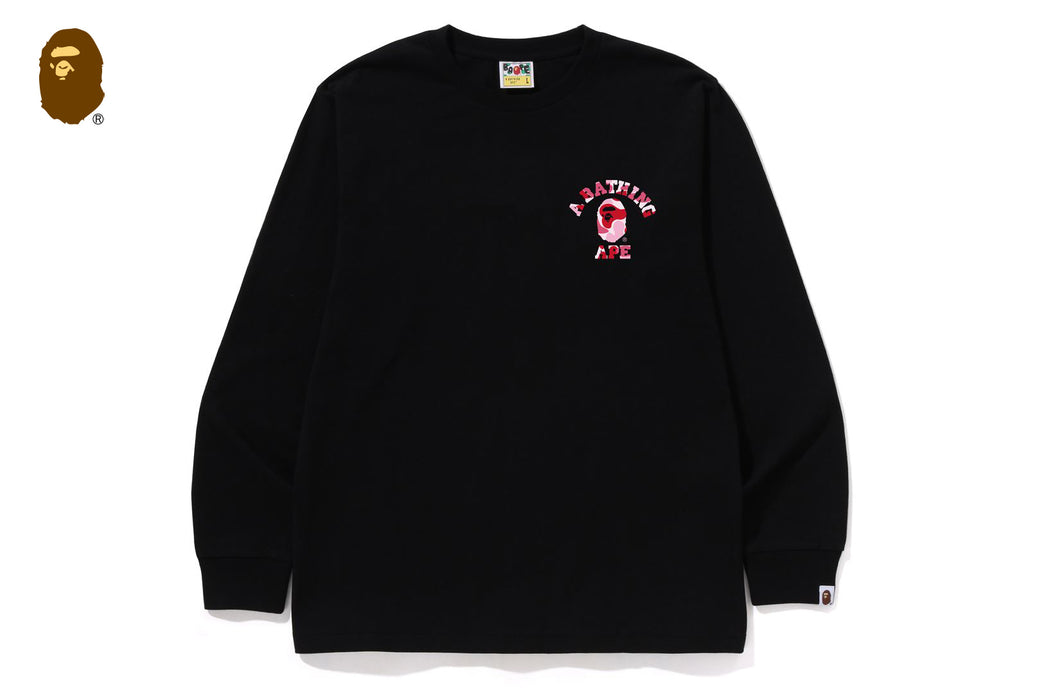 ABC CAMO COLLEGE ATS LS TEE | bape.com