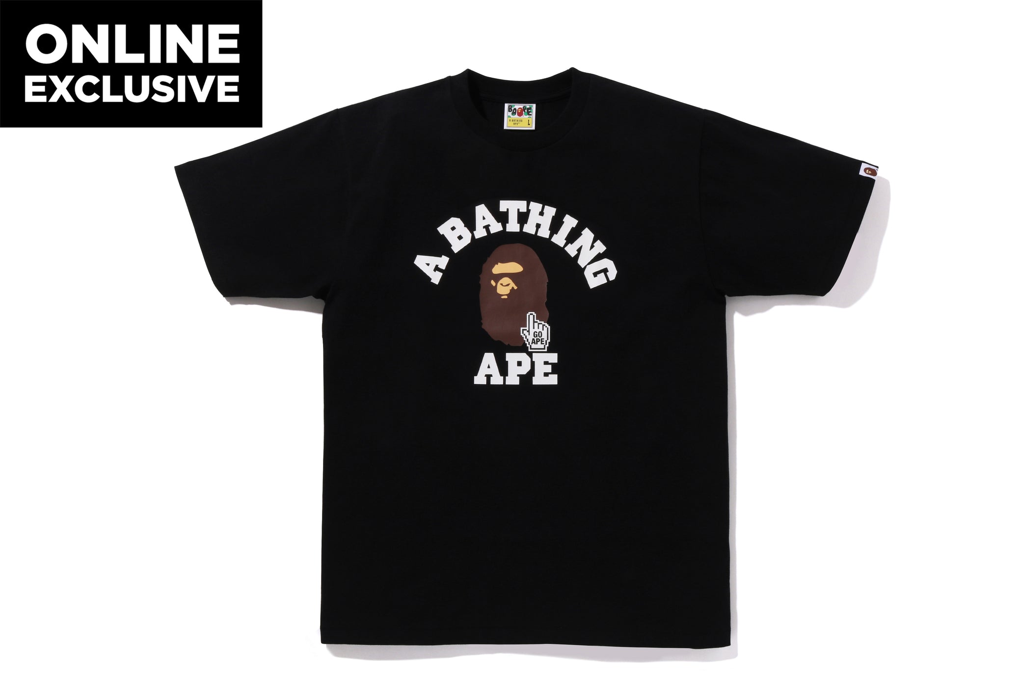 GO APE POINTER COLLEGE TEE | bape.com
