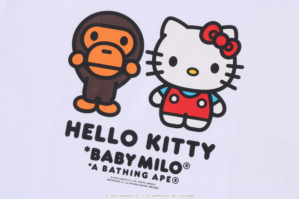 BABY MILO X HELLO KITTY 】TEE | bape.com