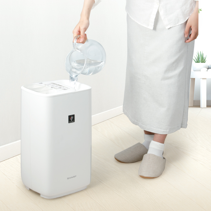 SHARP 加湿器 HV-L55E8-W 置き型 SHARP 加湿器 HV-L55E8-W 置き型