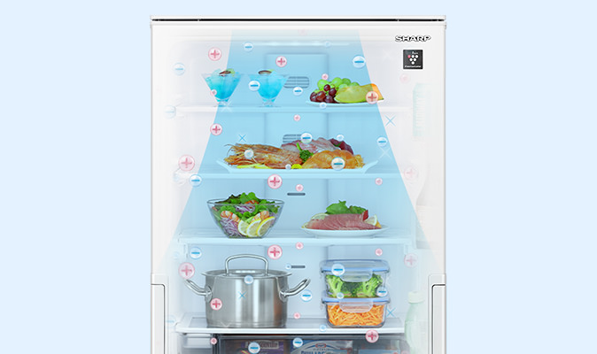 SHARP ノンフロン冷凍冷蔵庫 SJ-PW37K-W SJ-PW37K | 冷蔵庫：シャープ