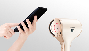 プラズマクラスタードレープフロードライヤー専用スマートフォンアプリ