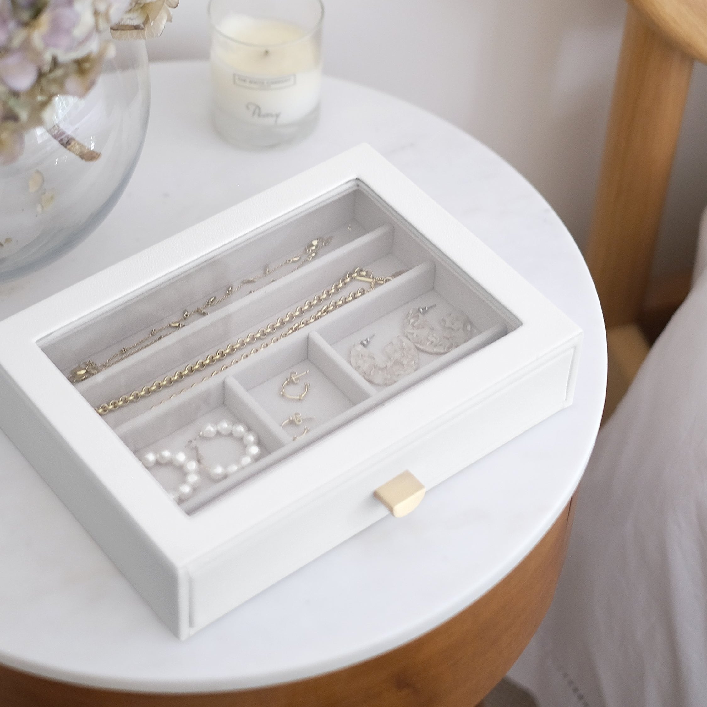 ジュエリーボックス ホワイト ゴールド ヂャンディ商会 ジュエリー