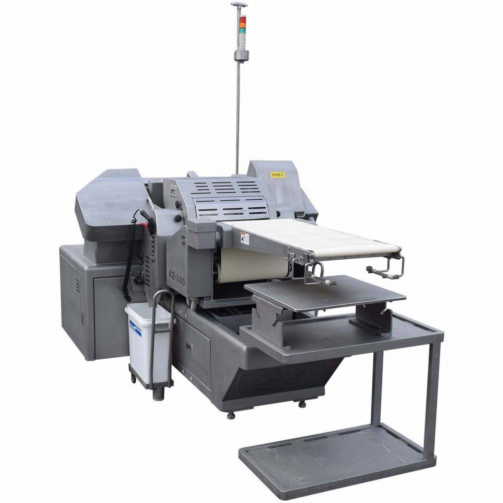 ミートスライサー 中古 日本キャリア工業 AZ-340 折り曲げ 整列『品番