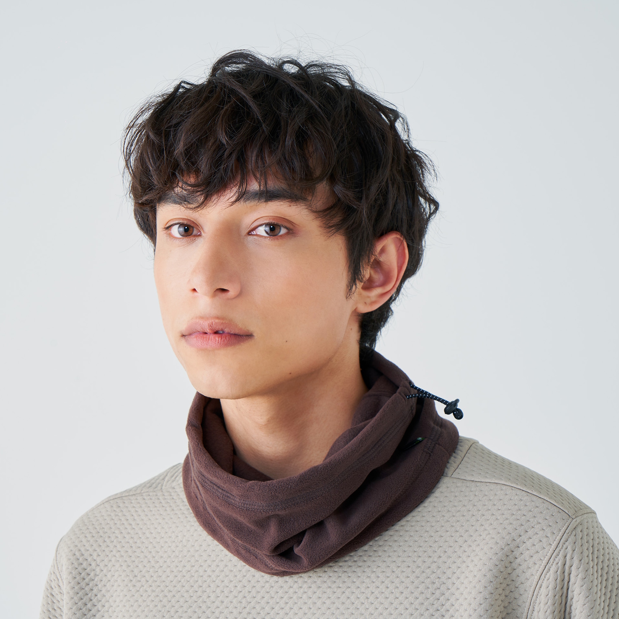 COMOLI 20aw シルクフリースネックウォーマー comoli コモリ シルク