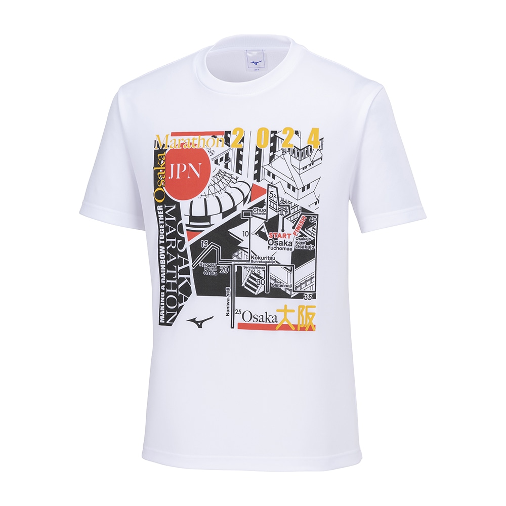 大阪マラソン2024】大会記念Tシャツ(オーロラ)|J2MABY51|大阪マラソン