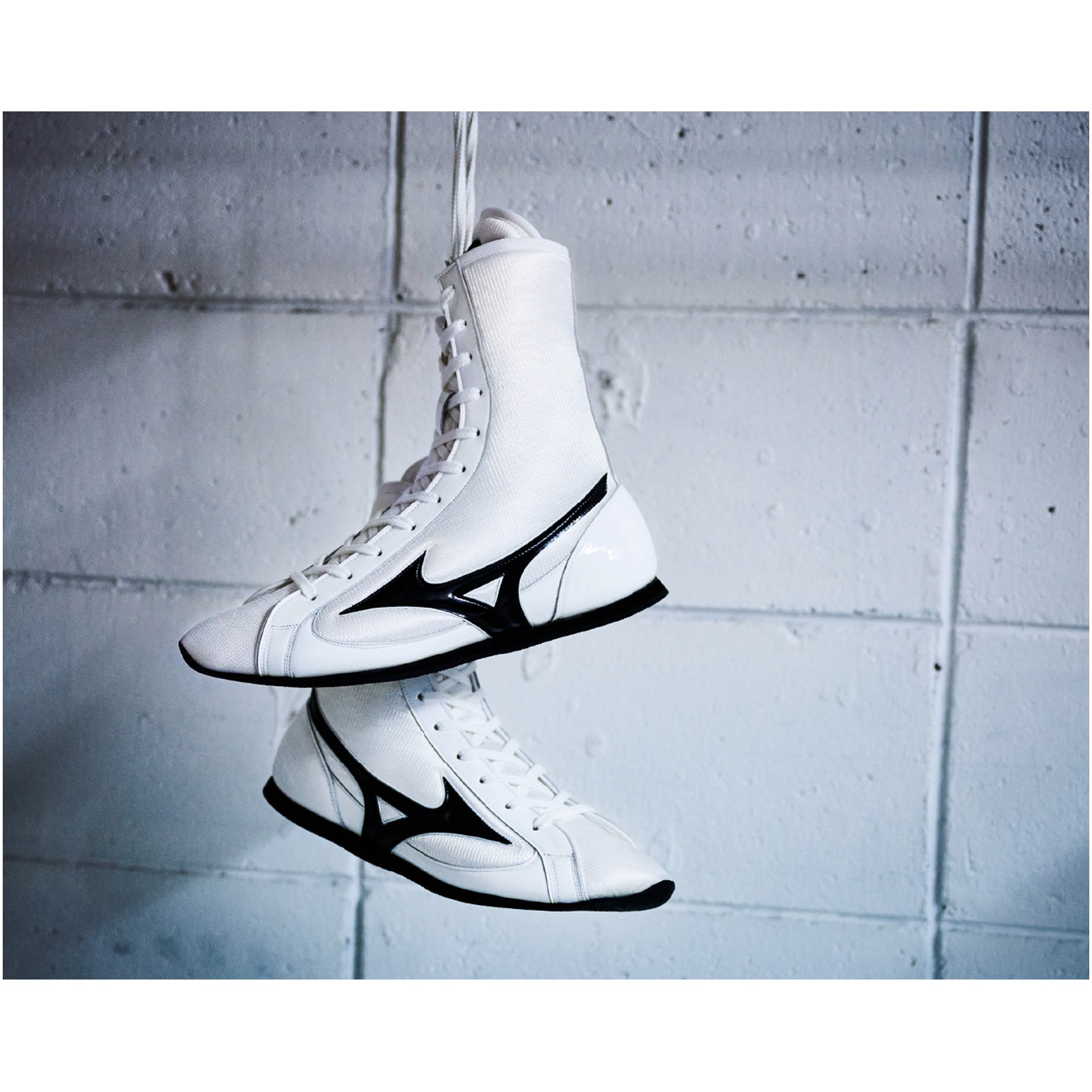 Mizuno ボクシングシューズ ハイカット ブラック/ホワイト Mizuno