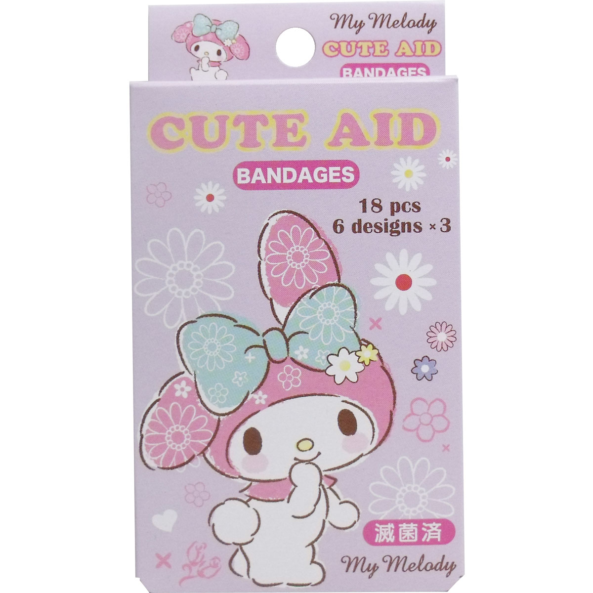 日本良品 / マイメロディ ばんそうこう パープル 18枚入