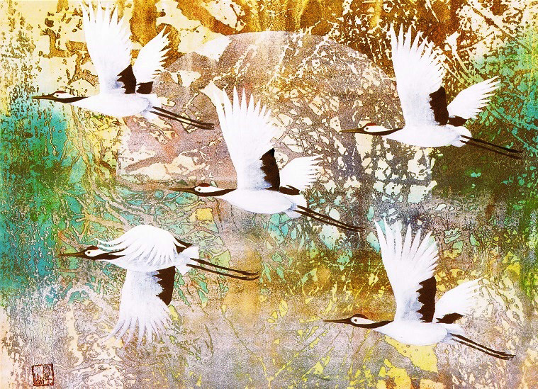 美品 昭和25年作 真作◇理髪師の画家 岩井 弥一郎『風景画』油彩・板