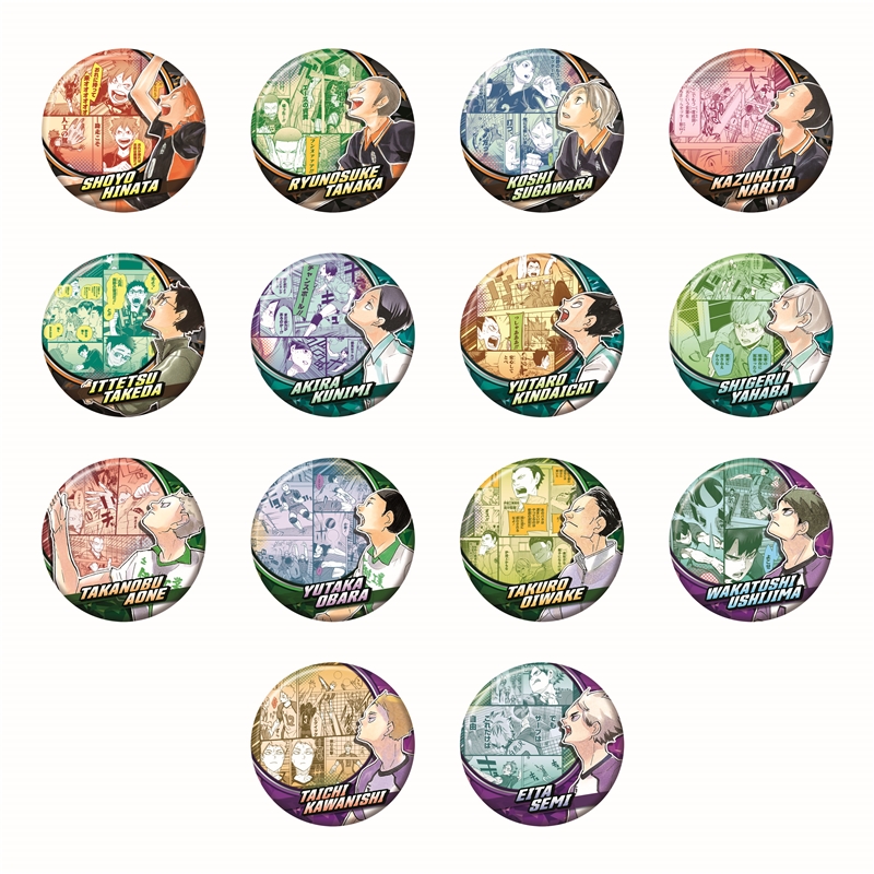 ハイキュー ハイキュー展 コレクション缶バッジ 仙台 東京 フルコンプ