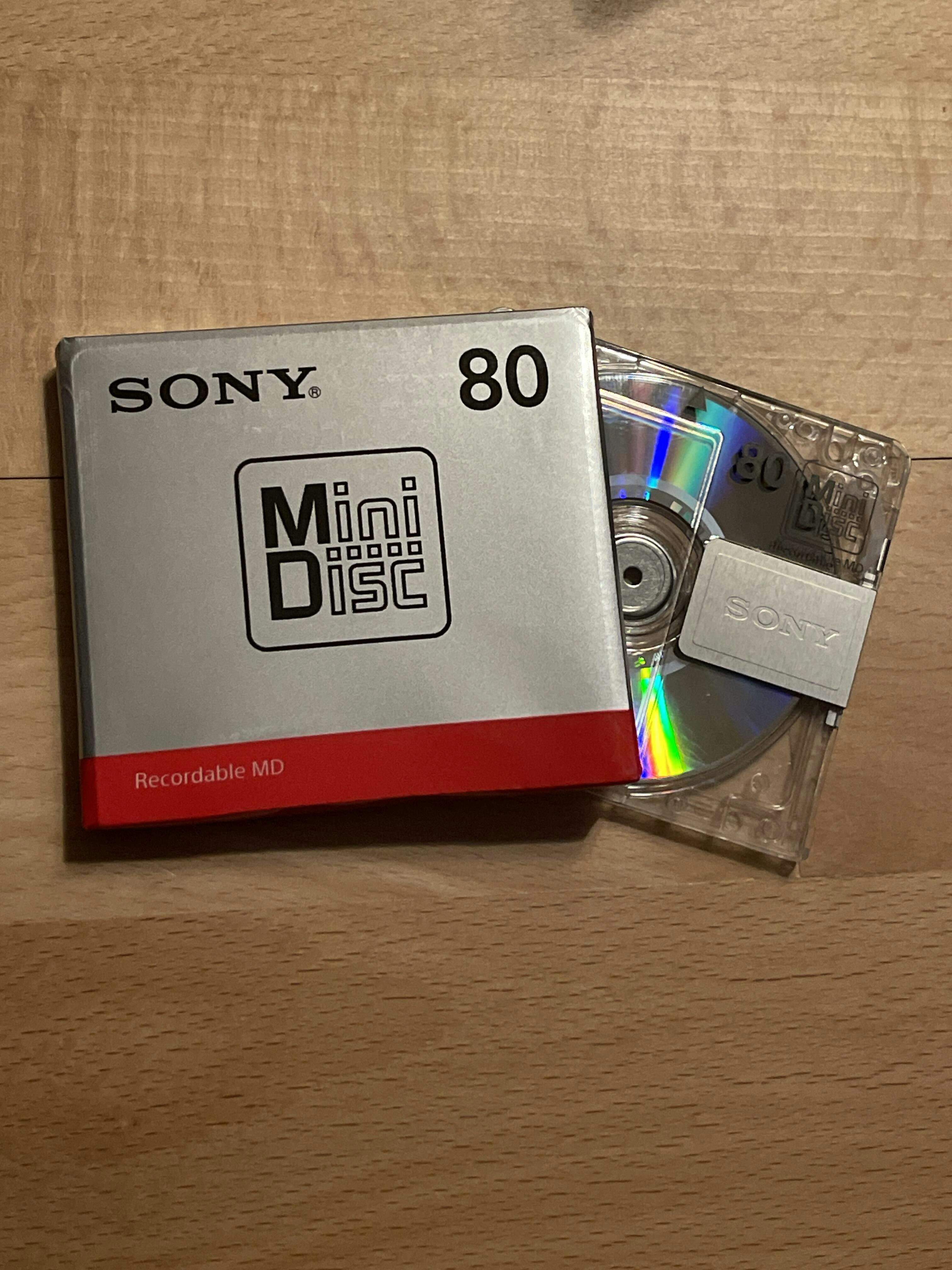 SONY Mini Disc (80 min. 10 disc pack) MDW80T – WAFUU JAPAN