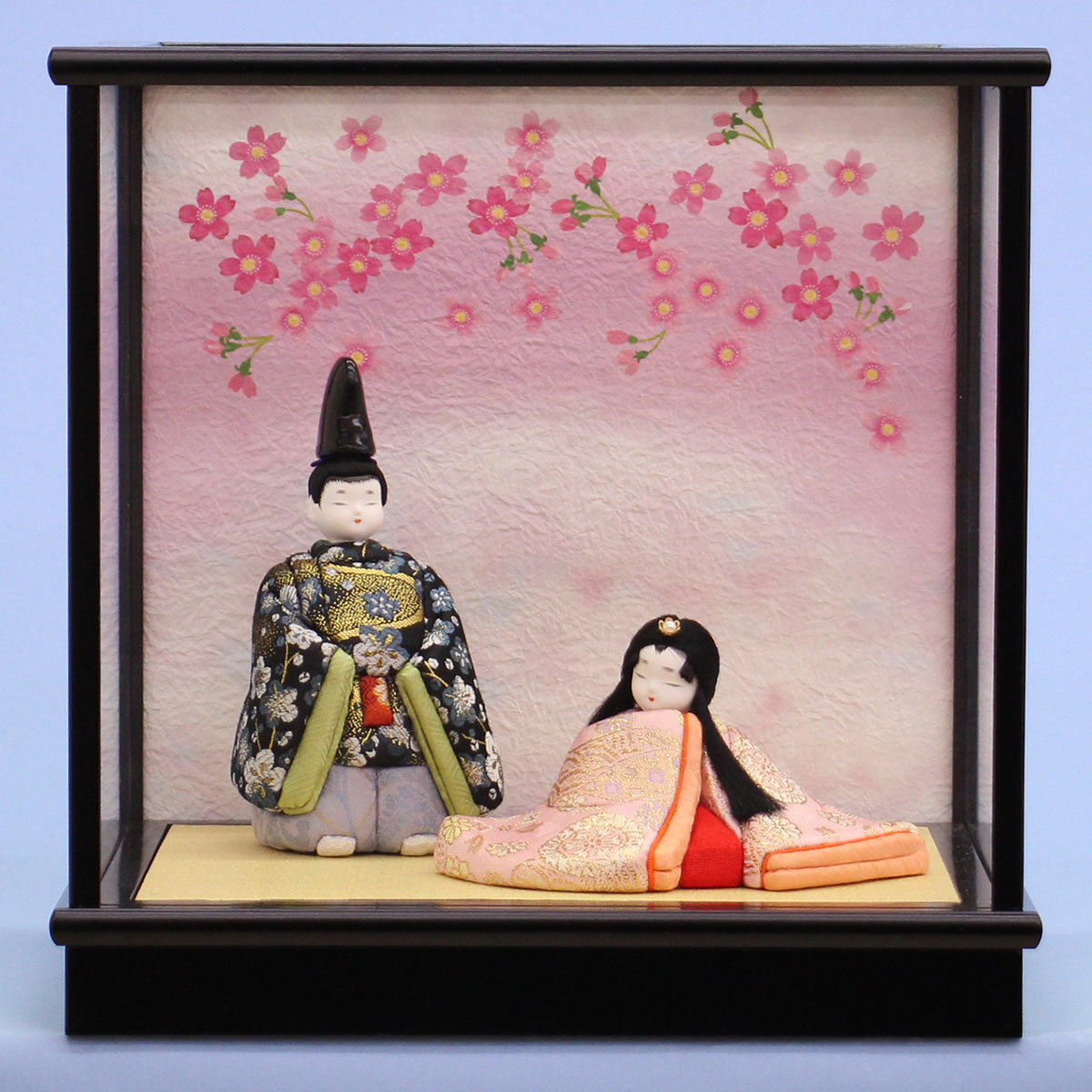 雛人形ケース飾り木目込み 寿鳳作源氏 – 寿鳳人形の東芸