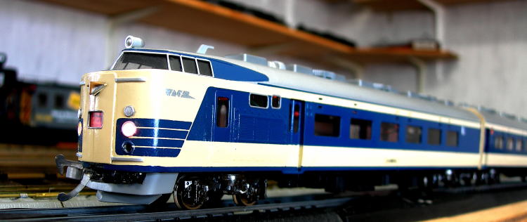 カツミ 国鉄 581系寝台電車 12両セット 運転台上前照灯不点灯タイプ