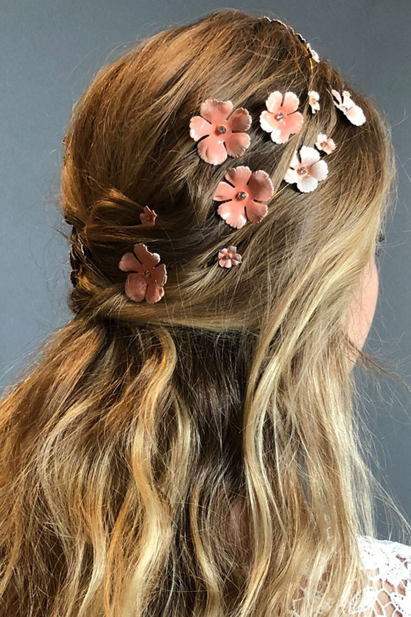 RENTAL][Juliette Bobby Pin Pink]by JENNIFER BEHR｜JULIEBRIDAL