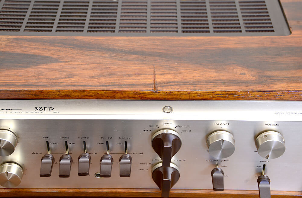 ラックス 真空管アンプ SQ 38FD LUXMAN SQ38FD MK-II 真空管プリメイン